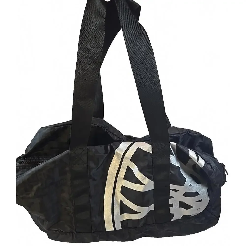 Soul Cycle X Large Duffle Bag 20" X 22" Black Graffiti Packable Travel Gym - Picture 1 of 8